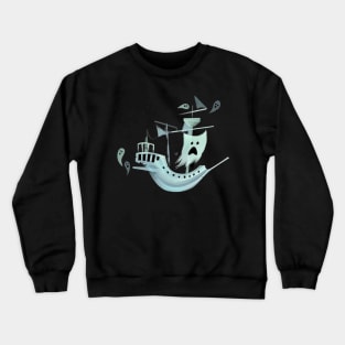 ghost ships Crewneck Sweatshirt